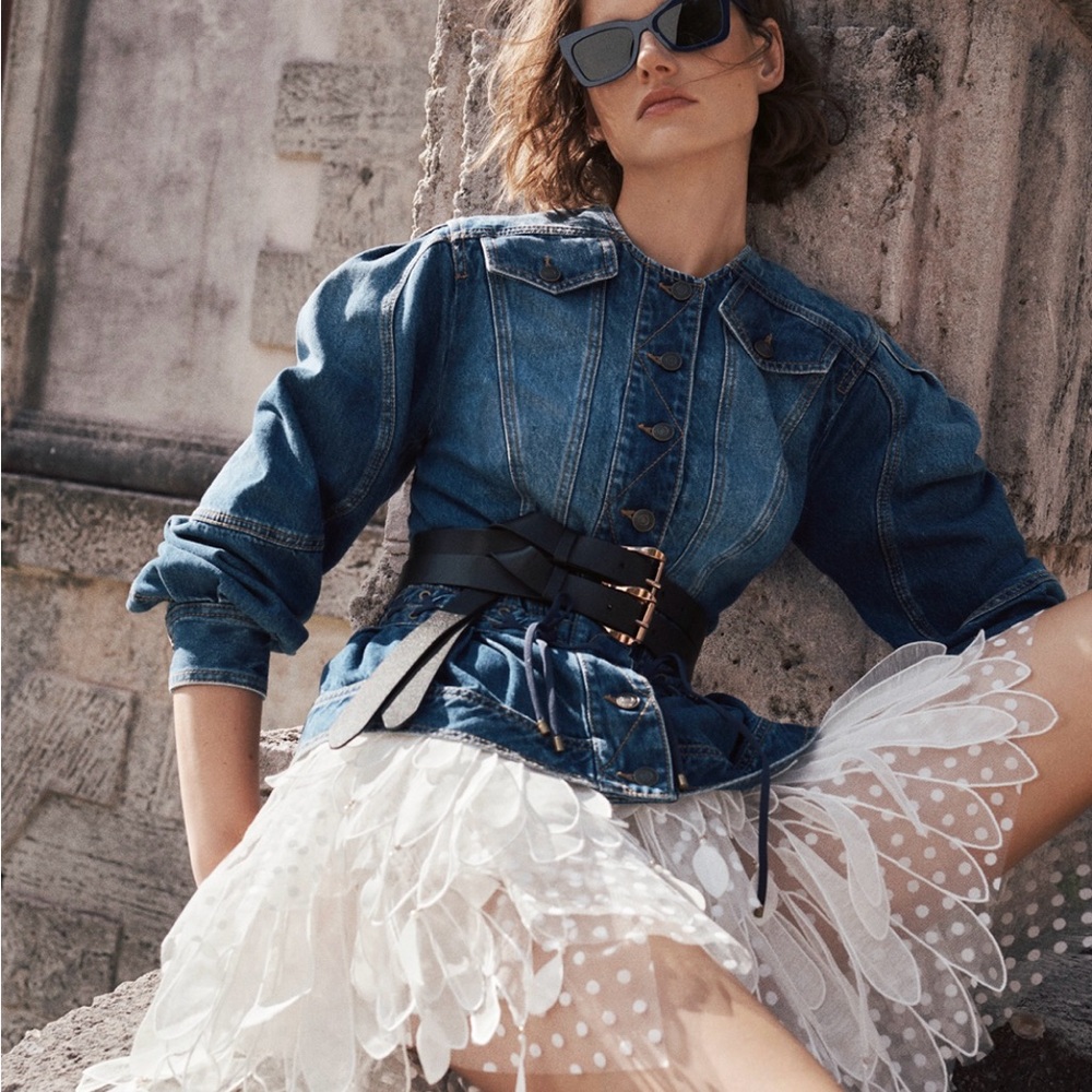 Zimmermann Rhythmic Denim Jacket